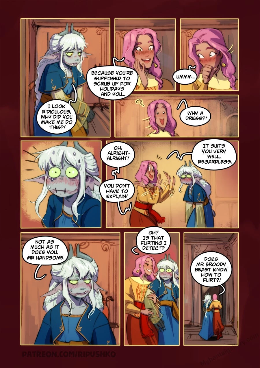 Handsome And The Beast porn comic picture 25