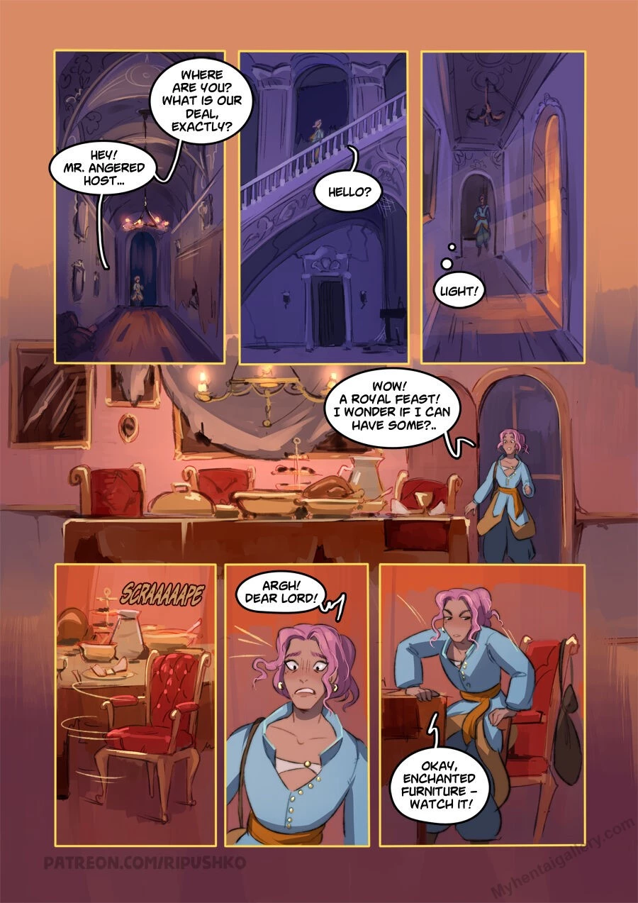 Handsome And The Beast porn comic picture 5