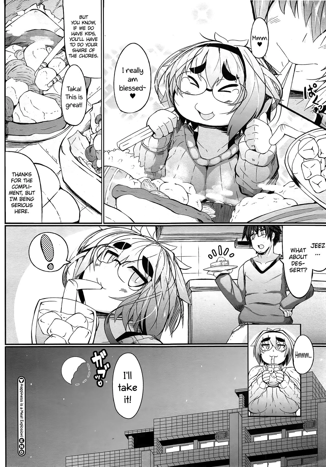 Happiness is a Meat Explosion! | Shiawase nara Niku o Morou! porn comic picture 24