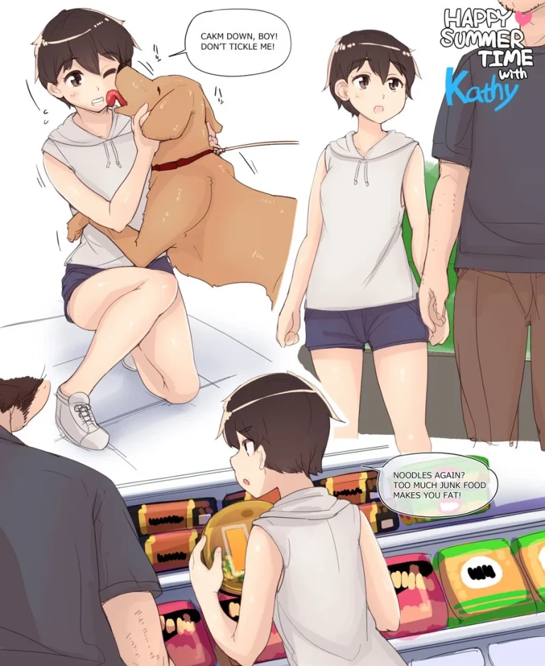 Happy summer time with Kathy porn comic picture 20
