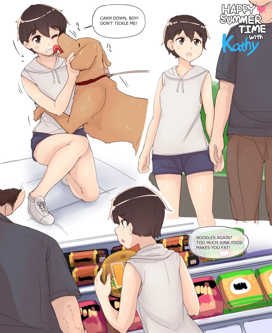 Happy summer time with Kathy porn comic picture 20