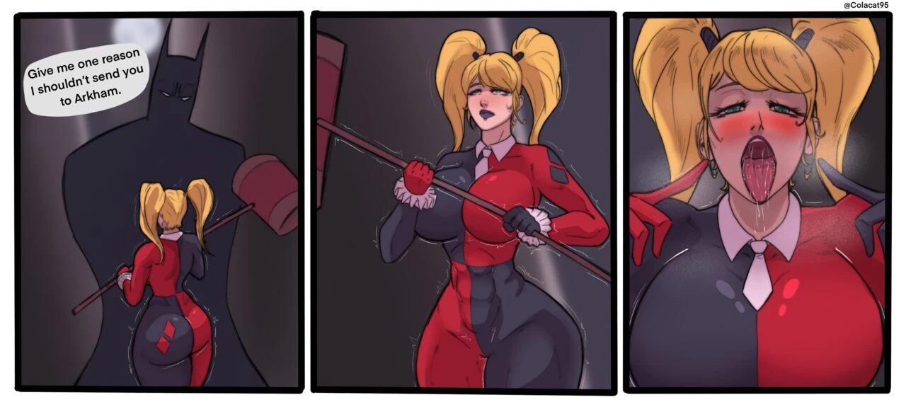 Harley Quinn x Batman porn comic picture 9