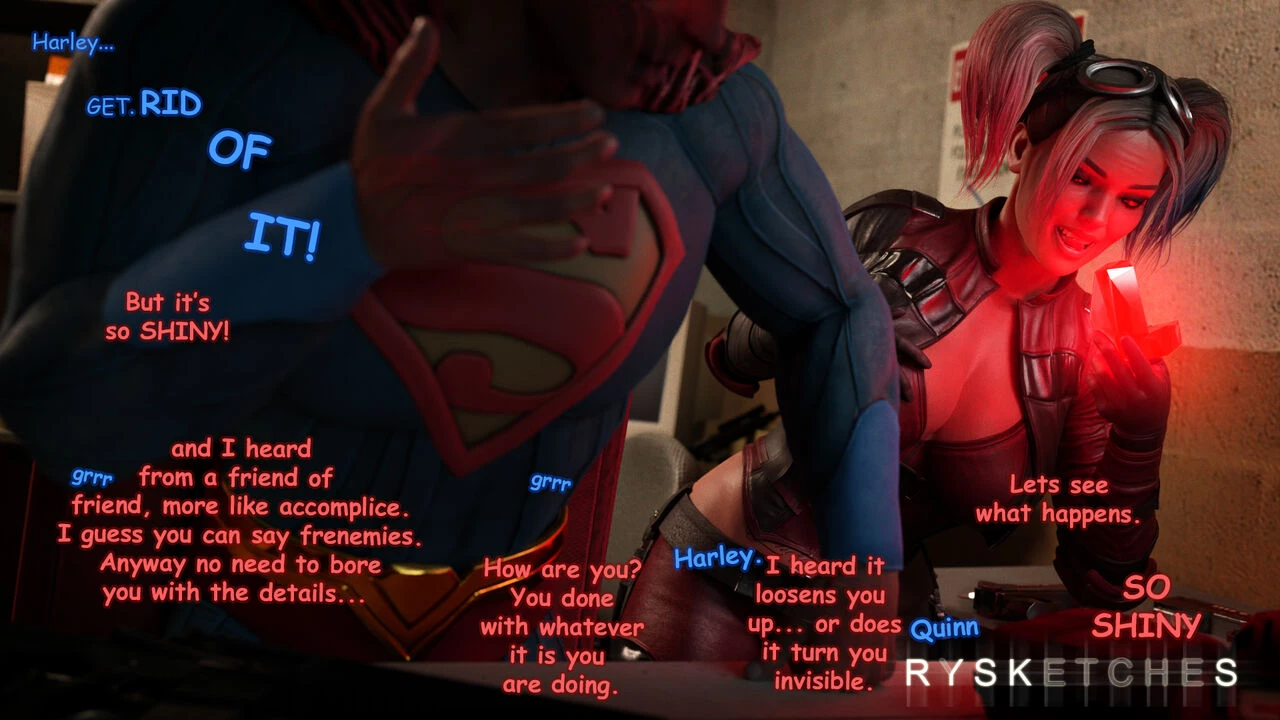 Harley x Clark - Red Kryptonite porn comic picture 2
