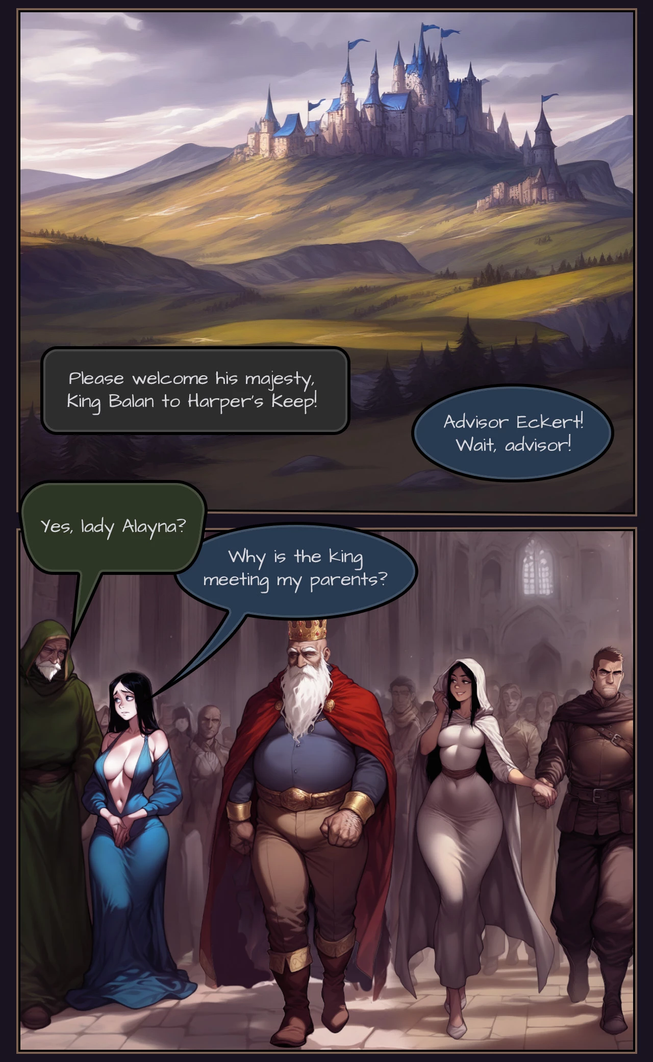 Harper's Keep porn comic picture 3