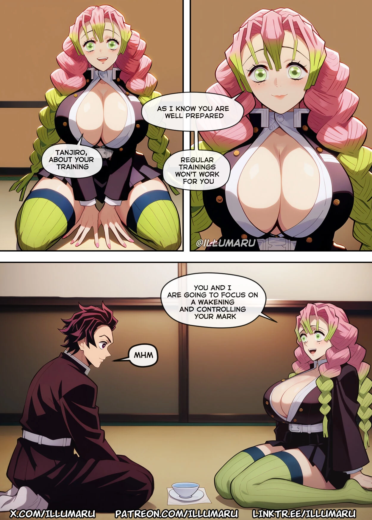 Hashira training: Mitsuri porn comic picture 7
