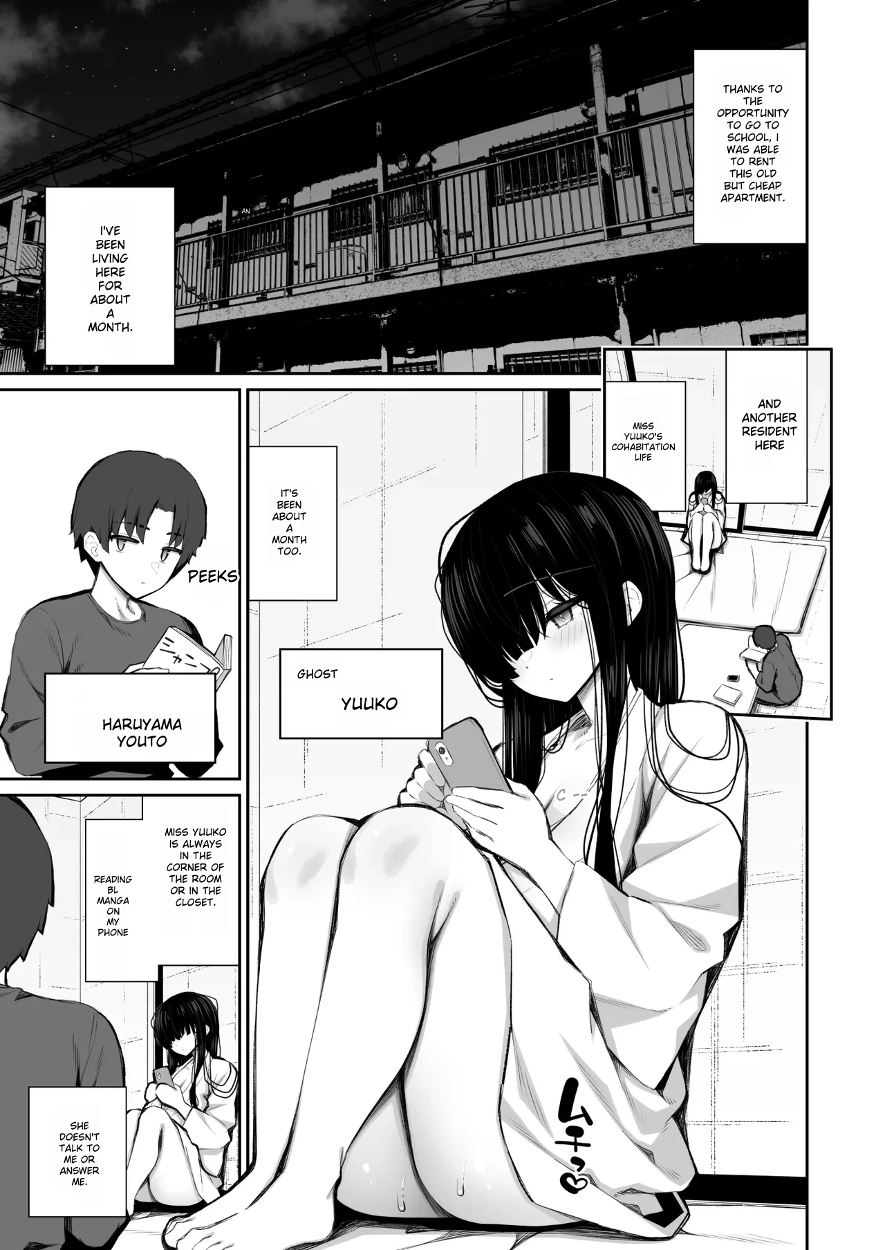 Have Your Way With The Freeloading Gloomy Ghost Woman 3 : Making a virgin gal understand | Katte ni Sumitsuiteiru Incha Yuurei no Karada o Suki Katte ni Suru Hanashi 3 Shojo Gal Wakase Hen porn comic picture 2