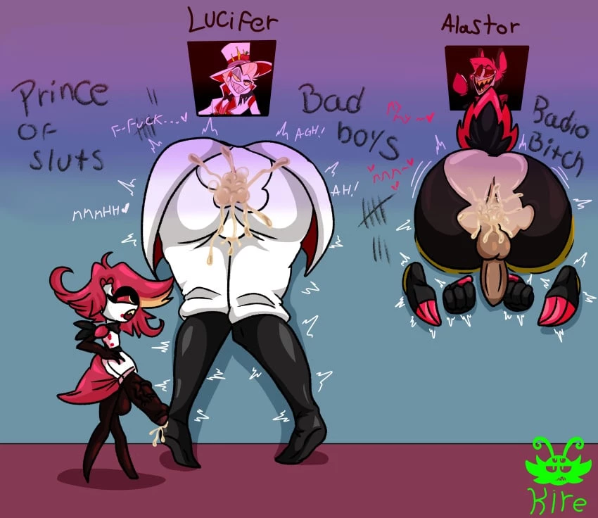 Hazbin hotel and helluva boss stuck porn comic picture 108