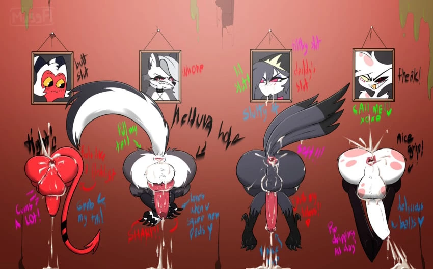 Hazbin hotel and helluva boss stuck porn comic picture 12