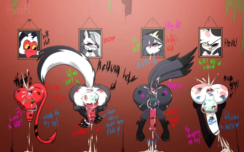 Hazbin hotel and helluva boss stuck porn comic picture 13