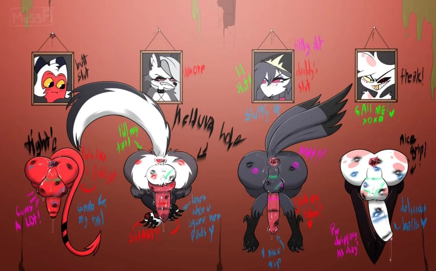 Hazbin hotel and helluva boss stuck porn comic picture 14