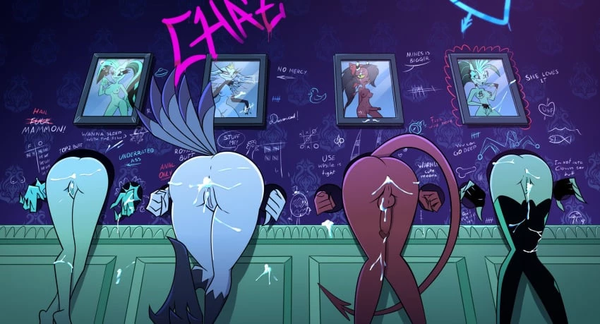 Hazbin hotel and helluva boss stuck porn comic picture 19
