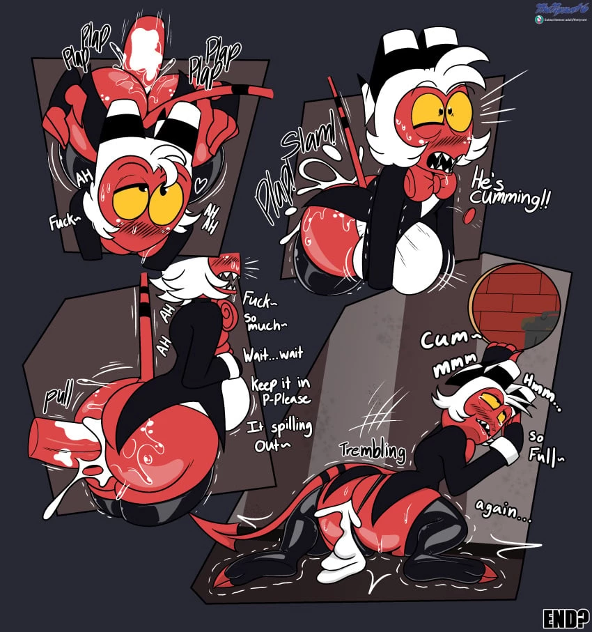 Hazbin hotel and helluva boss stuck porn comic picture 32