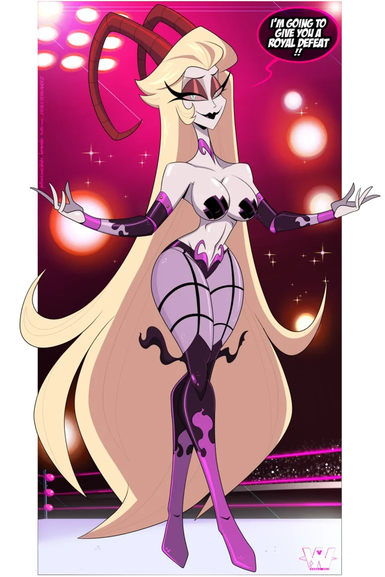 Hazbin Hotel Wrestleverse porn comic picture 104