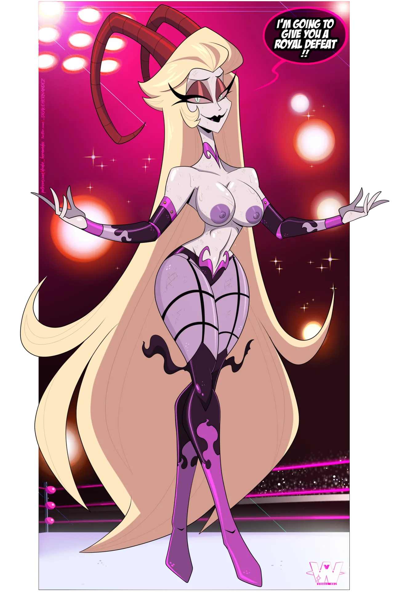 Hazbin Hotel Wrestleverse porn comic picture 105