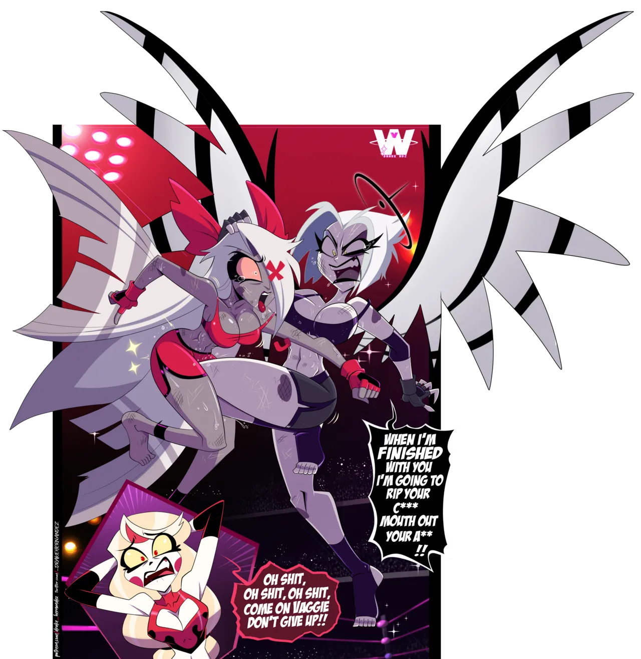 Hazbin Hotel Wrestleverse porn comic picture 33