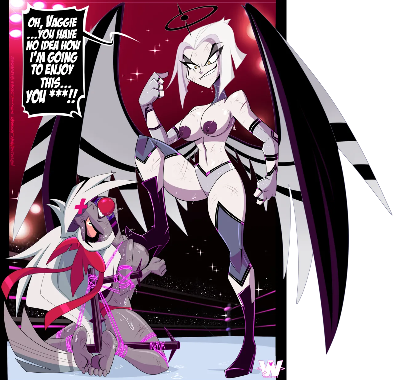 Hazbin Hotel Wrestleverse porn comic picture 37