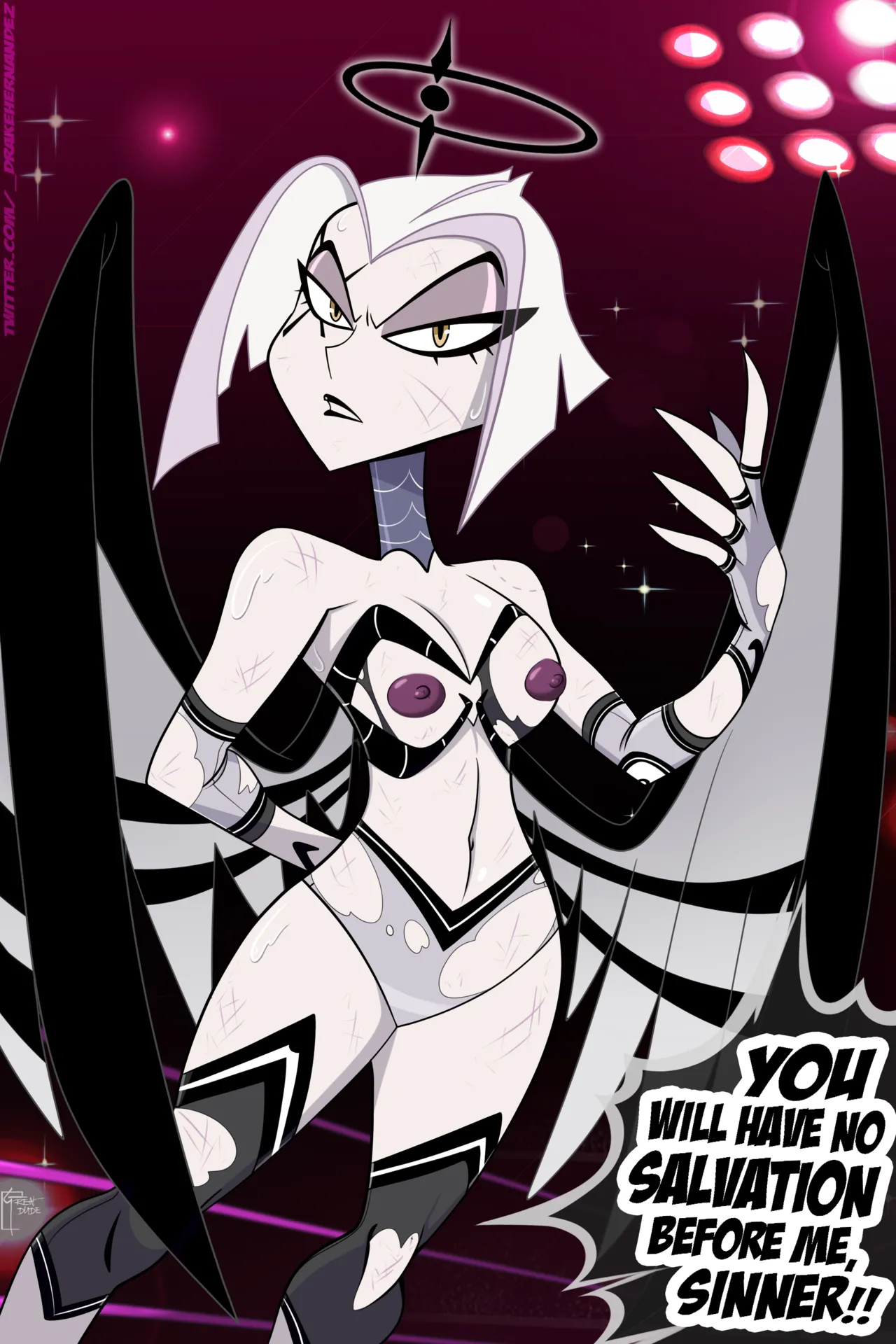 Hazbin Hotel Wrestleverse porn comic picture 4