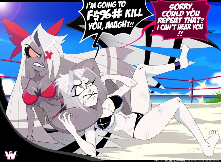 Hazbin Hotel Wrestleverse porn comic picture 77