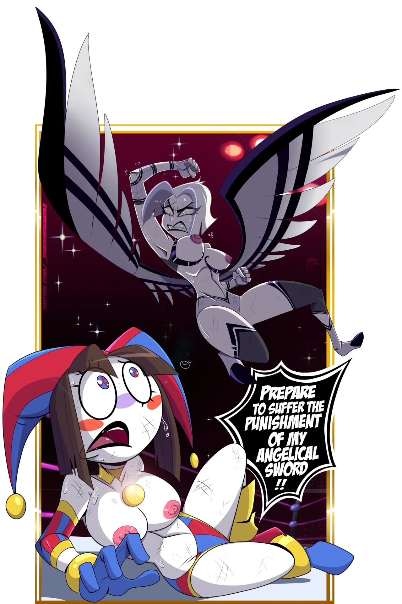 Hazbin Hotel Wrestleverse porn comic picture 8