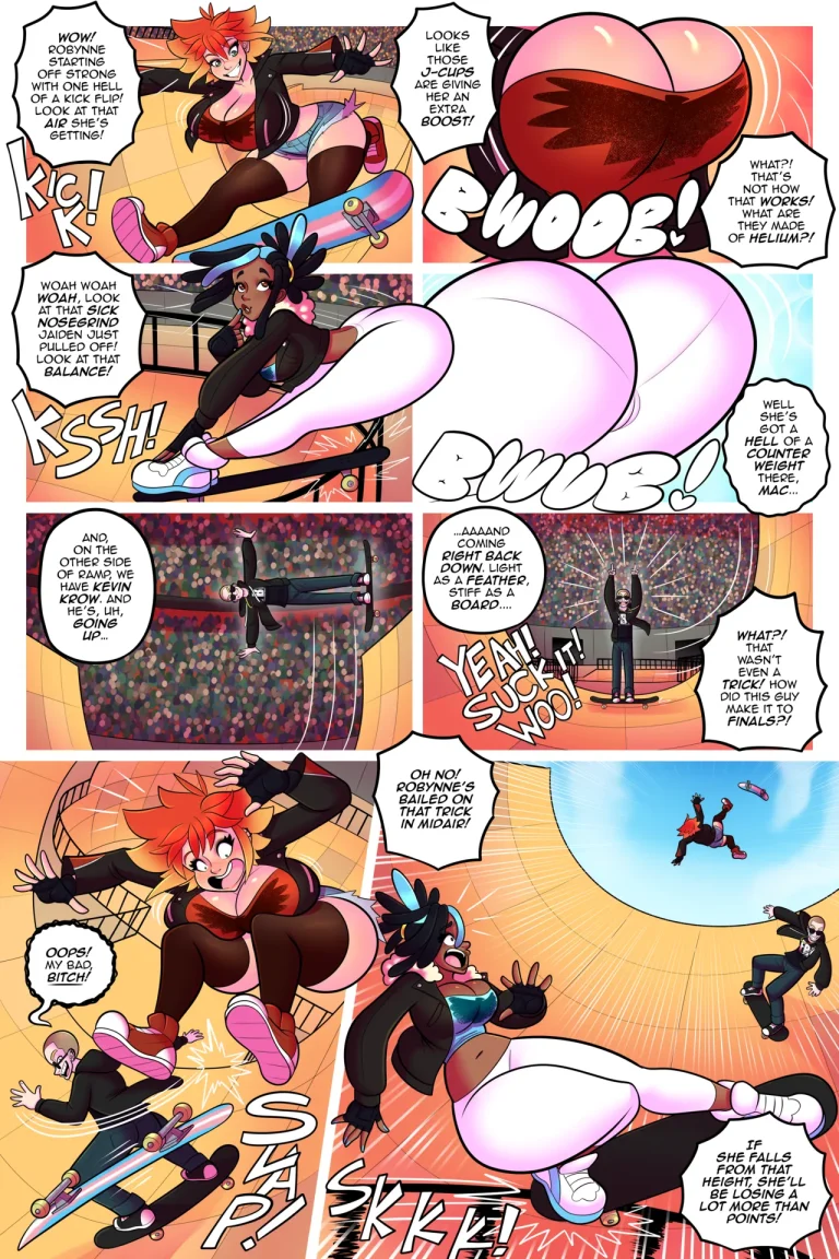 He Was A Skater Girl! porn comic picture 21