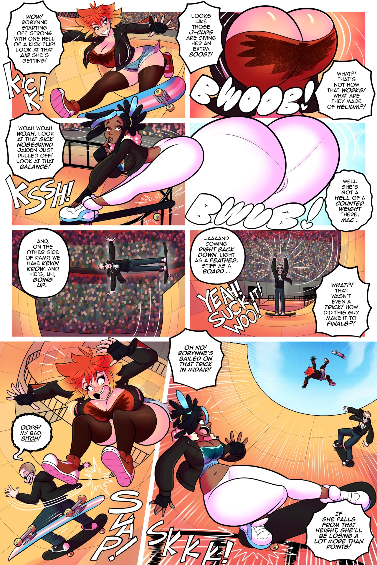 He Was A Skater Girl! porn comic picture 21