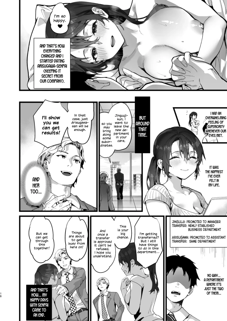 Heisha Zenin Oshi de Ero Kyonyuu no Senpai Ore ni dake Amaama Ecchi de Mesu Kairaku Ochi porn comic picture 48
