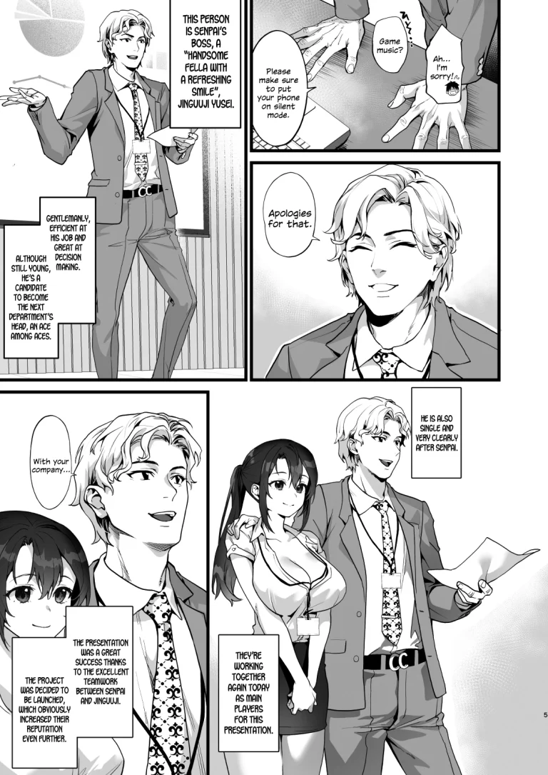 Heisha Zenin Oshi de Ero Kyonyuu no Senpai Ore ni dake Amaama Ecchi de Mesu Kairaku Ochi porn comic picture 5