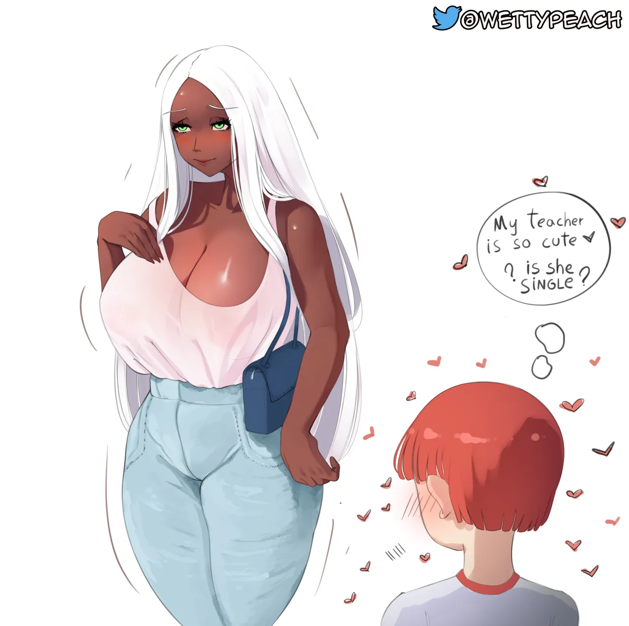 Heloisa teacher is so cut...??? porn comic picture 1
