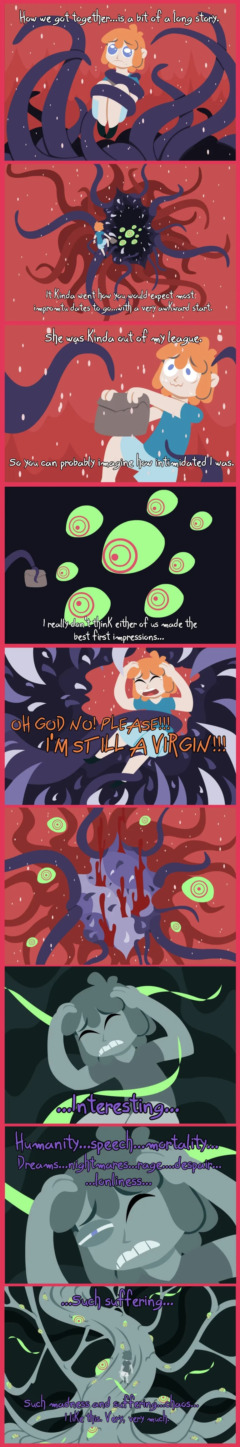 HELP! My Girlfriend Is A Crawling Chaos Demon! porn comic picture 3