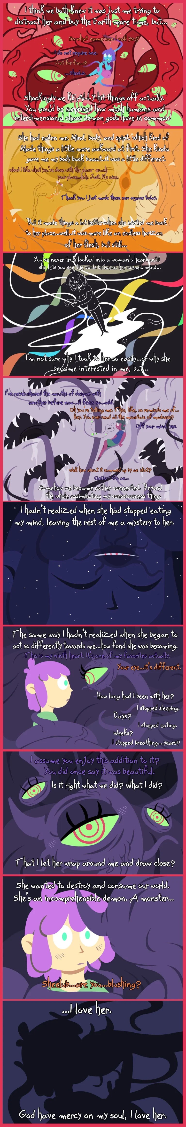 HELP! My Girlfriend Is A Crawling Chaos Demon! porn comic picture 5