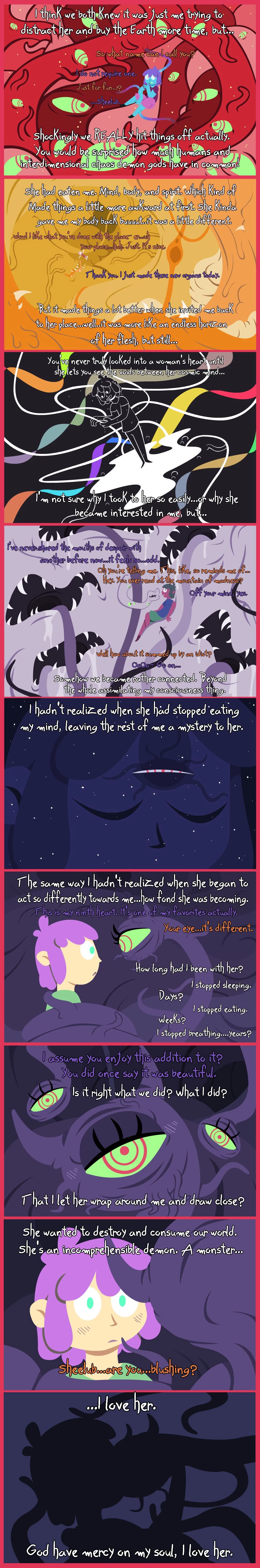 HELP! My Girlfriend Is A Crawling Chaos Demon! porn comic picture 5