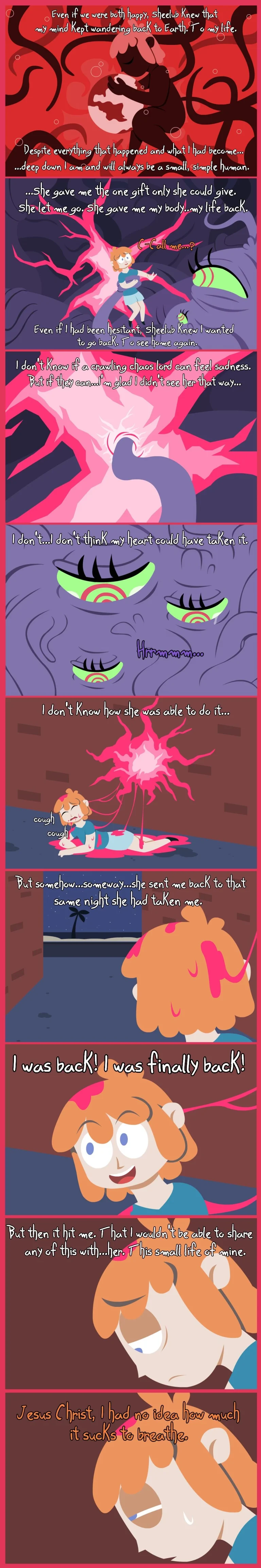 HELP! My Girlfriend Is A Crawling Chaos Demon! porn comic picture 6