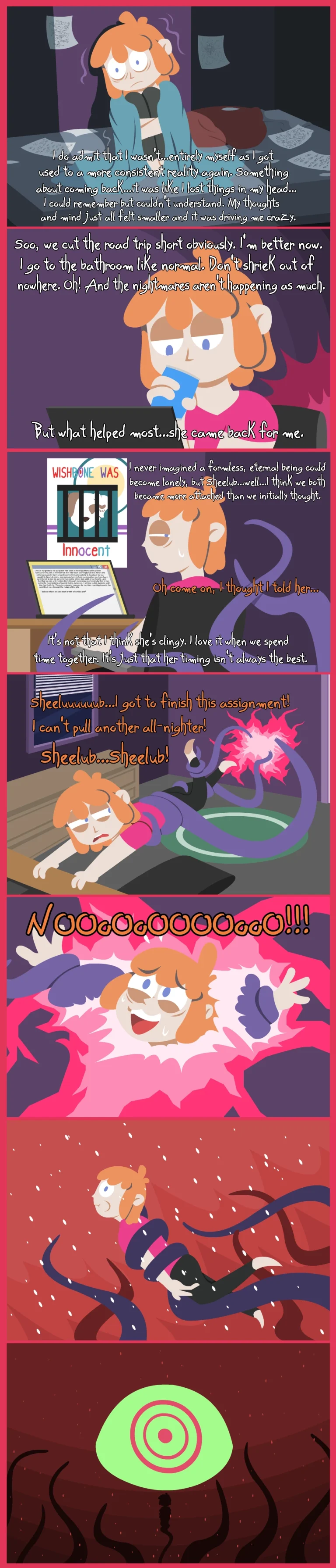 HELP! My Girlfriend Is A Crawling Chaos Demon! porn comic picture 7