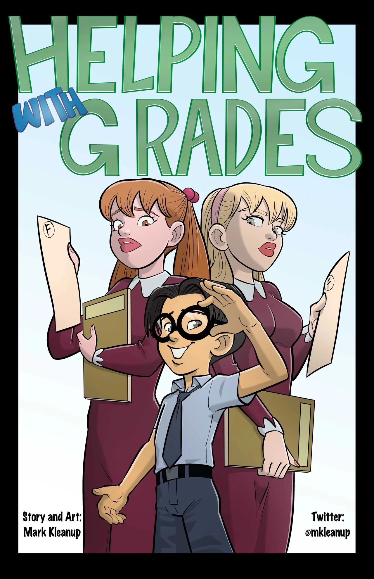 Helping With Grades porn comic picture 1