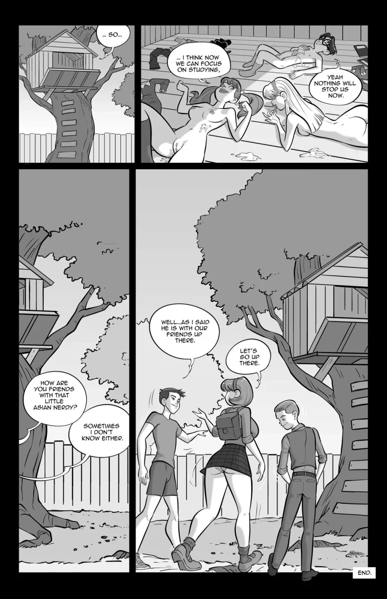 Helping With Grades porn comic picture 19