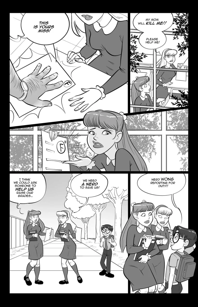 Helping With Grades porn comic picture 2