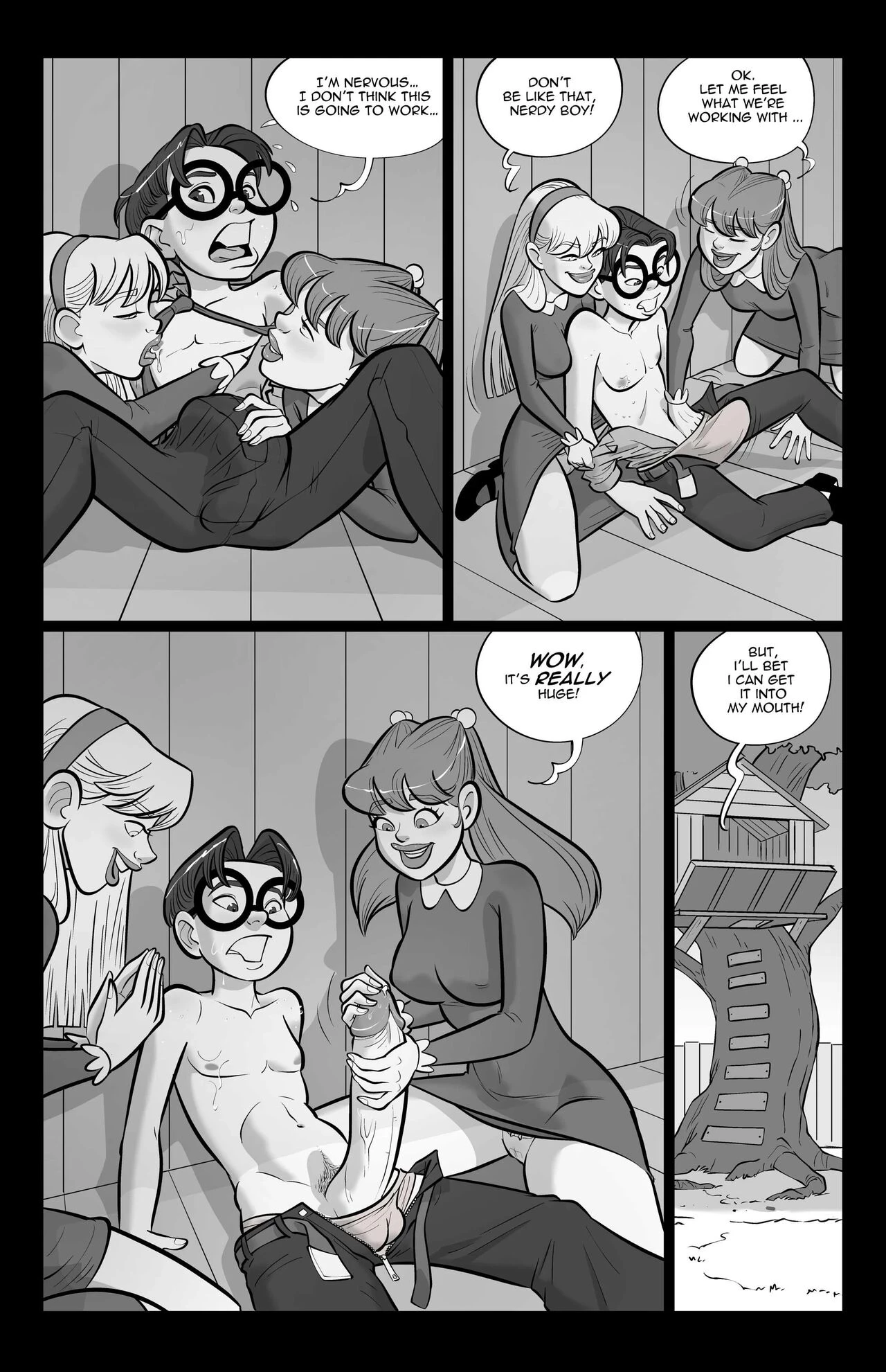 Helping With Grades porn comic picture 9
