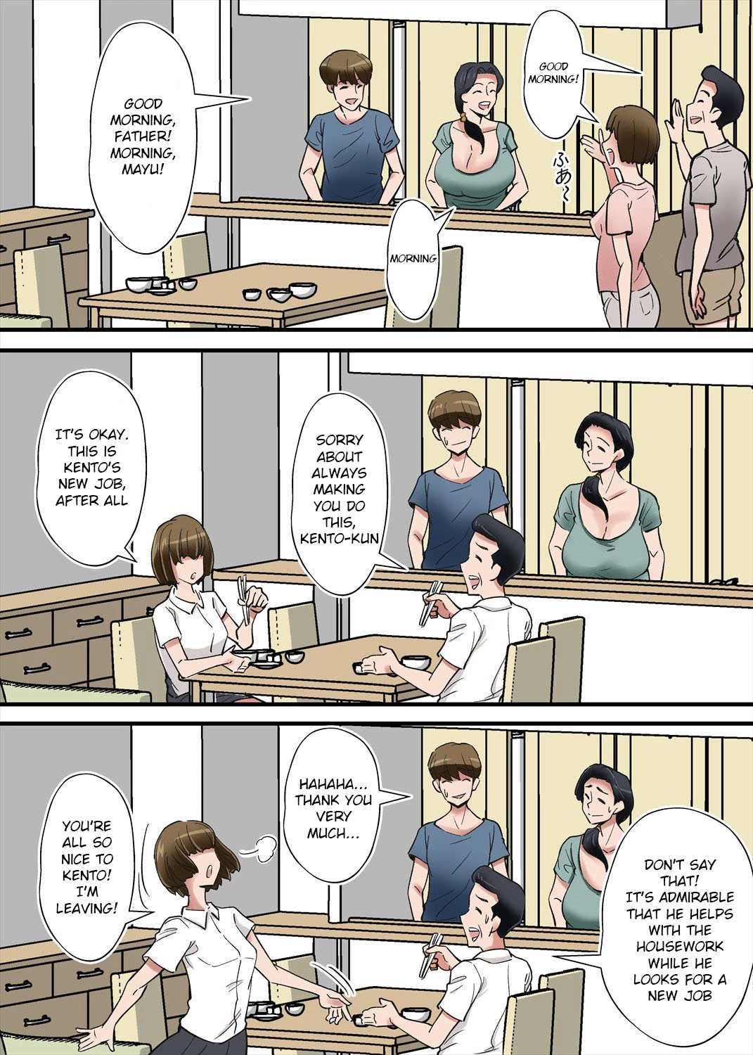 Hentai Kansoku ~Yome no Bakunyuu Kaa-chan o Netoritai~ porn comic picture 4