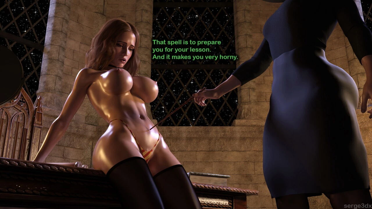 Hermione Granger and the Professor's Wand porn comic picture 24