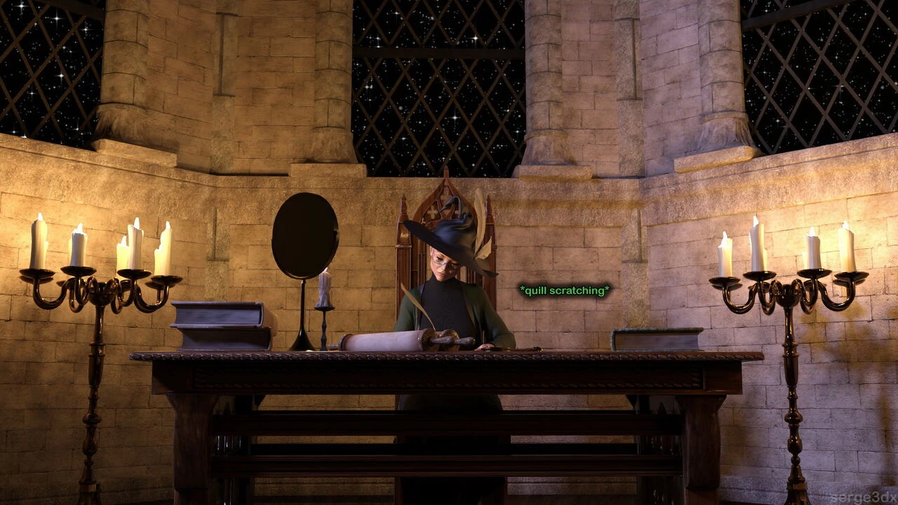 Hermione Granger and the Professor's Wand porn comic picture 3
