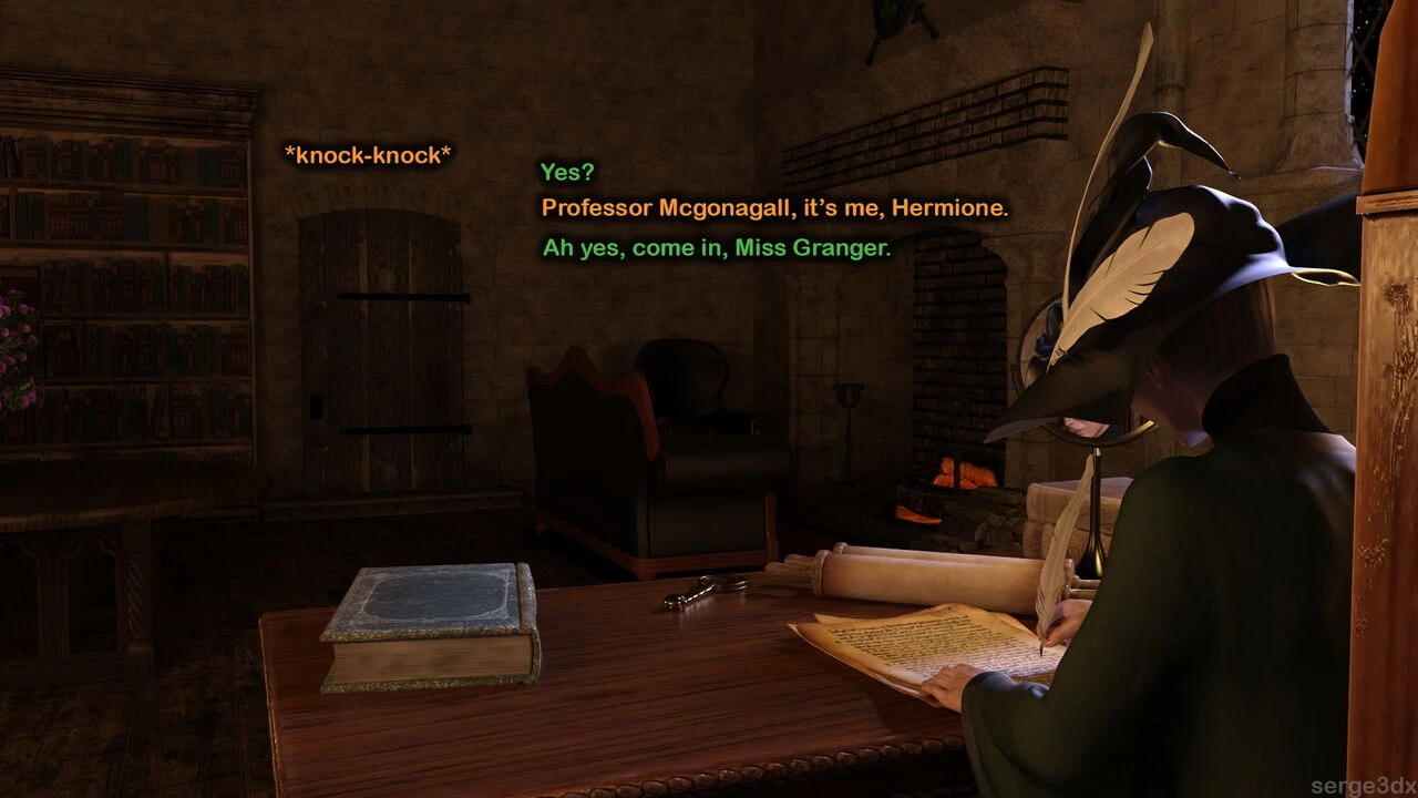 Hermione Granger and the Professor's Wand porn comic picture 5
