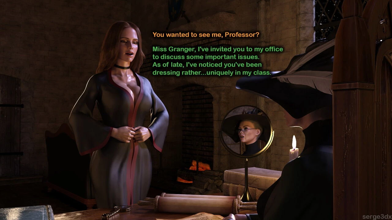 Hermione Granger and the Professor's Wand porn comic picture 7