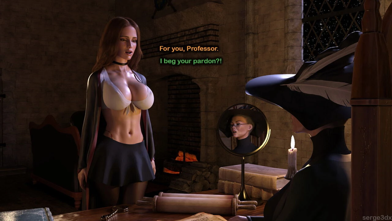 Hermione Granger and the Professor's Wand porn comic picture 9