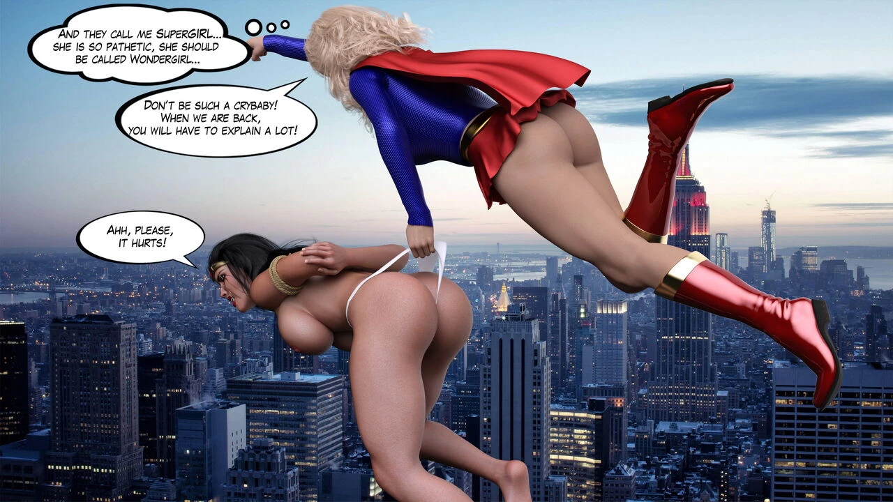 Heroine Adventures - Wonder Woman x Cammy porn comic picture 28