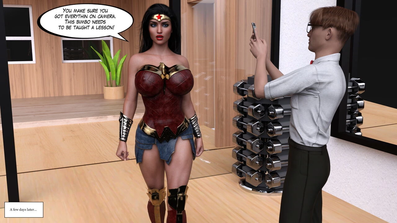 Heroine Adventures - Wonder Woman x Cammy porn comic picture 3