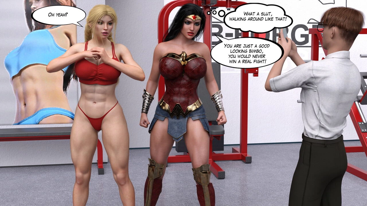Heroine Adventures - Wonder Woman x Cammy porn comic picture 4