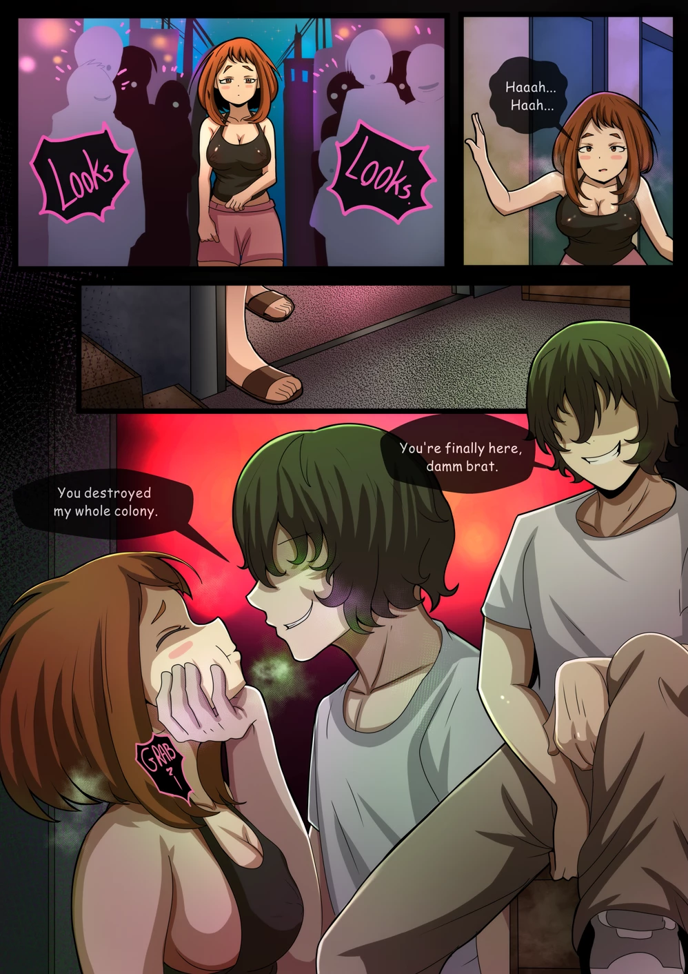 Heroine Corruption porn comic picture 9