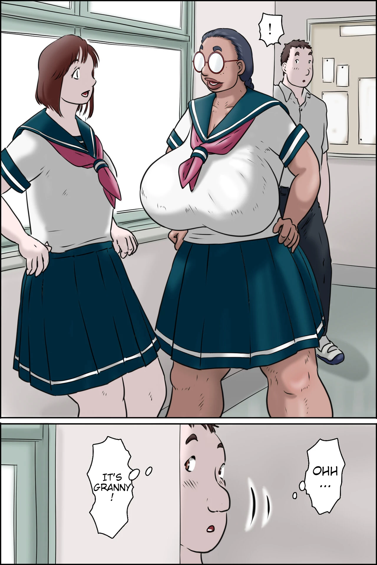High School Granny | Tokunou Oba-chan Joshi Part 1 and 2 PLus extras porn comic picture 2