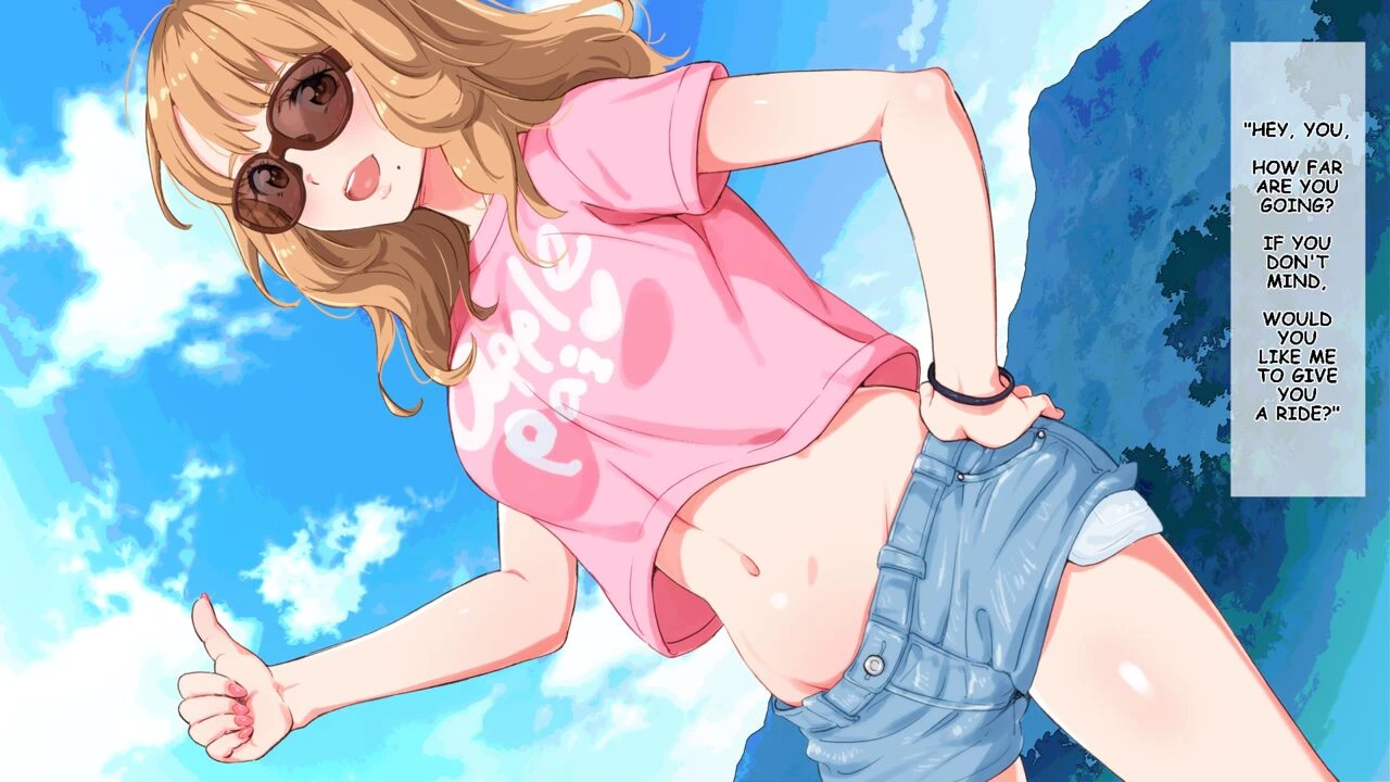 Highly Exposed Hitchhiking Gyaru... | Roshutsudo no Takai Hitchhike Gal o... porn comic picture 14