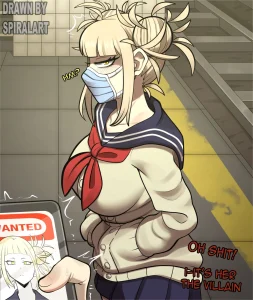 Himiko Toga train comic porn comic picture 1